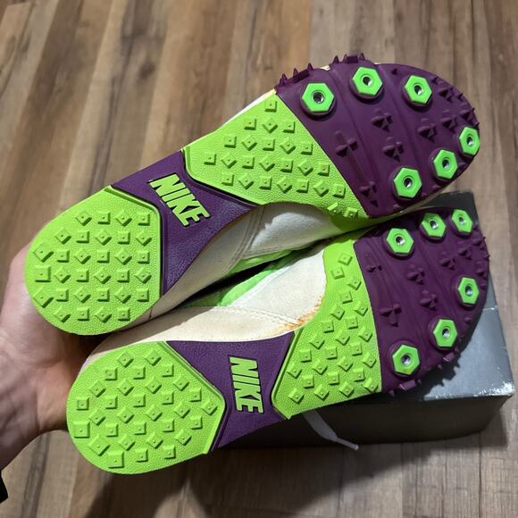 90s Nike Zoom V White Electric Green Red Plum Track Spikes main image 9